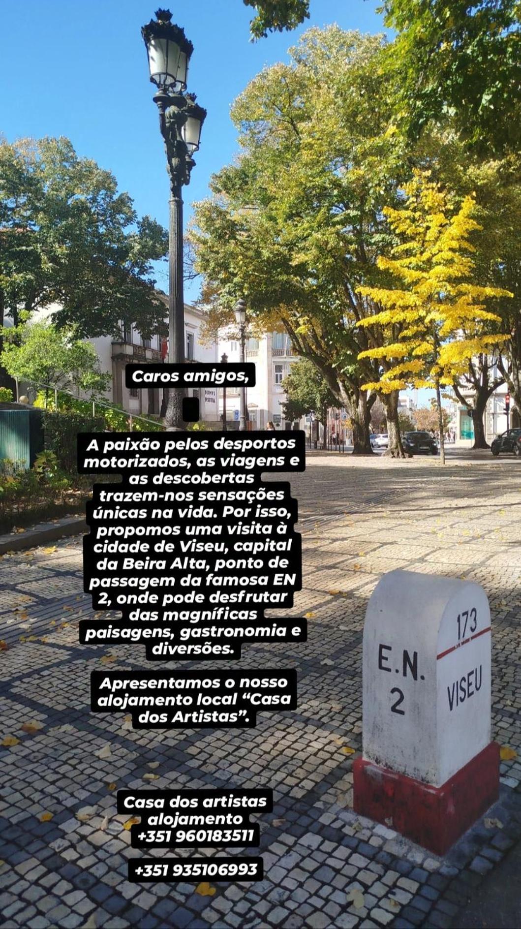Casa Dos Artistas Leilighet Viseu Eksteriør bilde